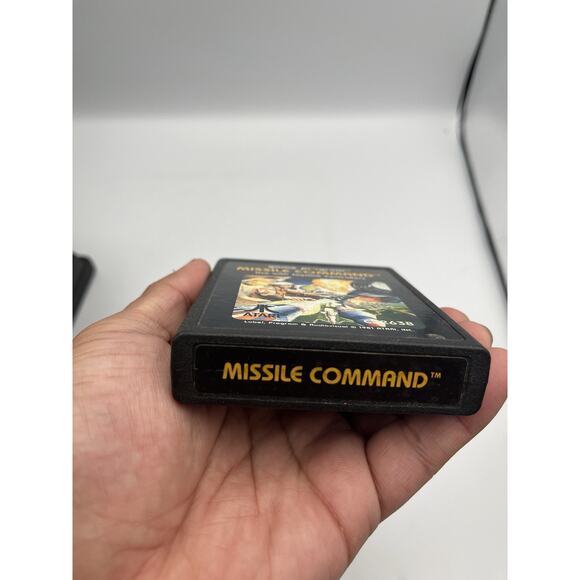 Missile Command (Atari 2600, 1981) AUTHENTIC TESTED - Picture 2 of 4